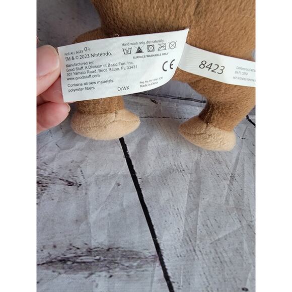 Donkey Kong Plush Super Mario Brothers Toy Stuffed Animal Doll 8in Doll - Picture 7 of 7